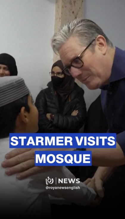 UK PM visits mosque after suspected arson hate crime