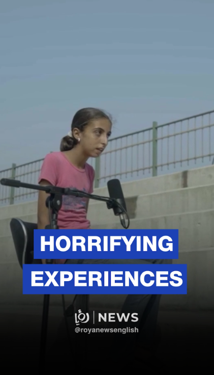 Children in Gaza recall the terrifying sound of 'Israeli' tanks