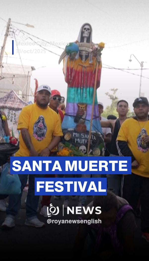 Santa Muerte festival draws crowds in Tepito