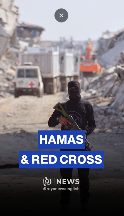 Hamas and Red Cross positioned in Gaza City ahead of “yellow zone” crossing