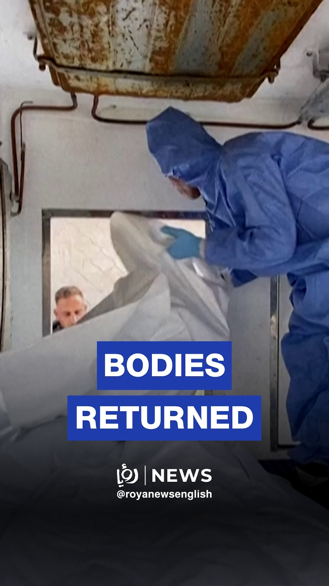 Bodies of Palestinians returned by ‘Israel’ arrive at Gaza hospital