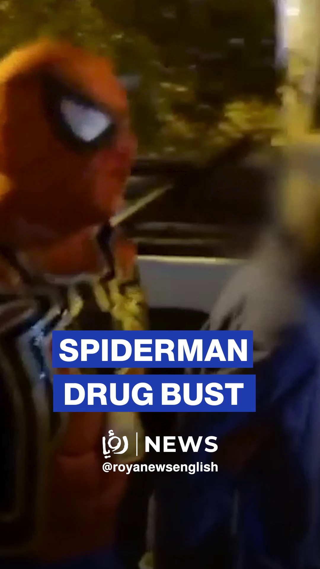 Officer dressed as Spider-Man arrests dealers on Halloween