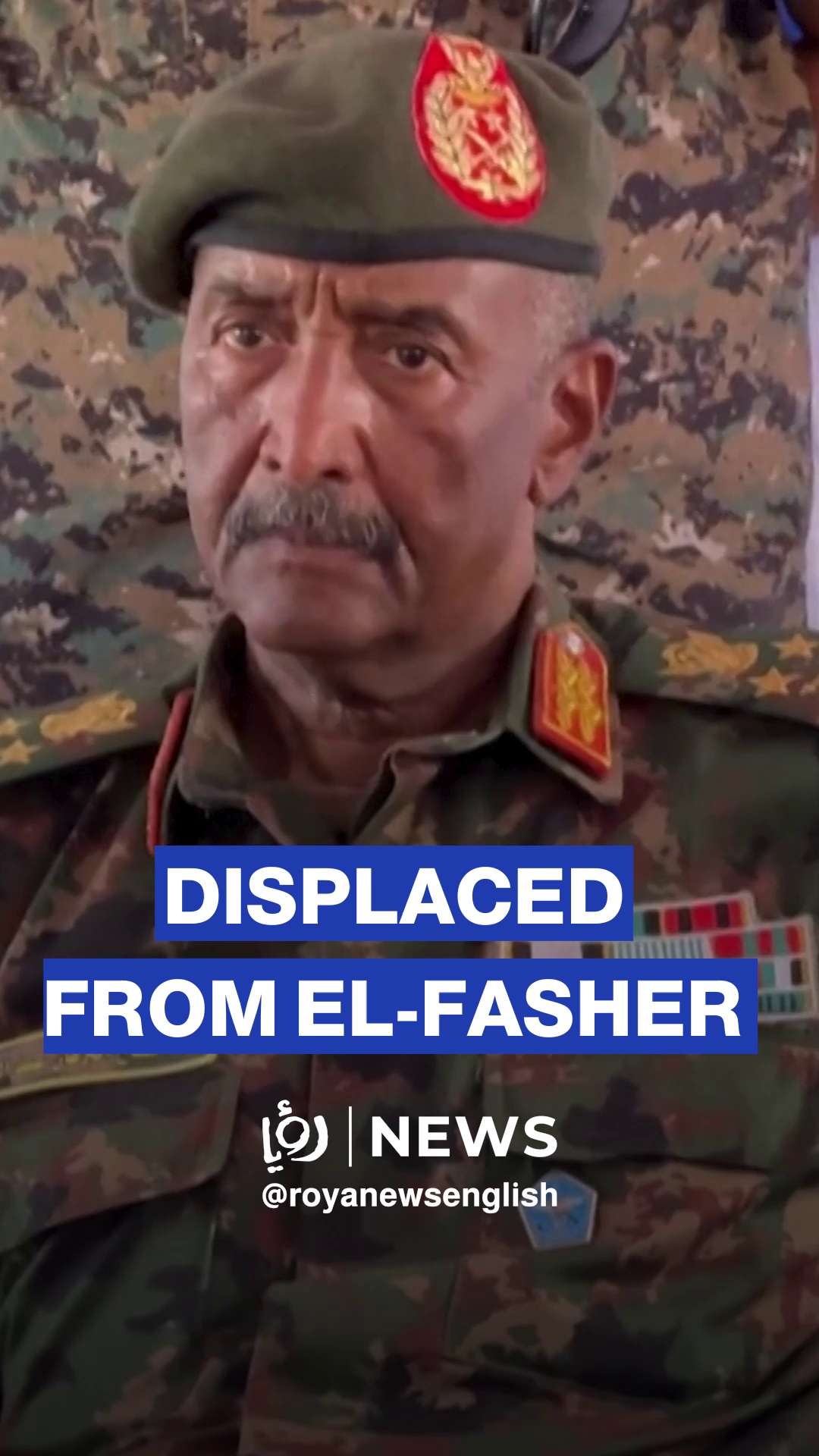 Sudan army chief al-Burhan visits refugee camp