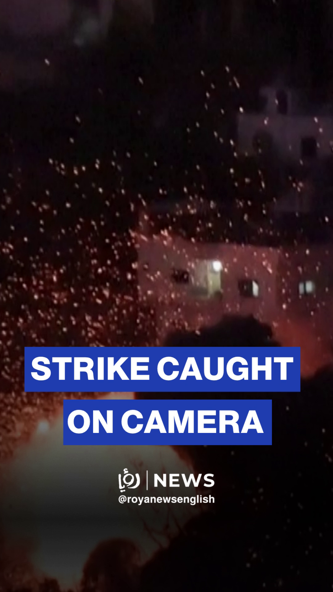 Moment ‘Israeli’ strike hits building in south Lebanon