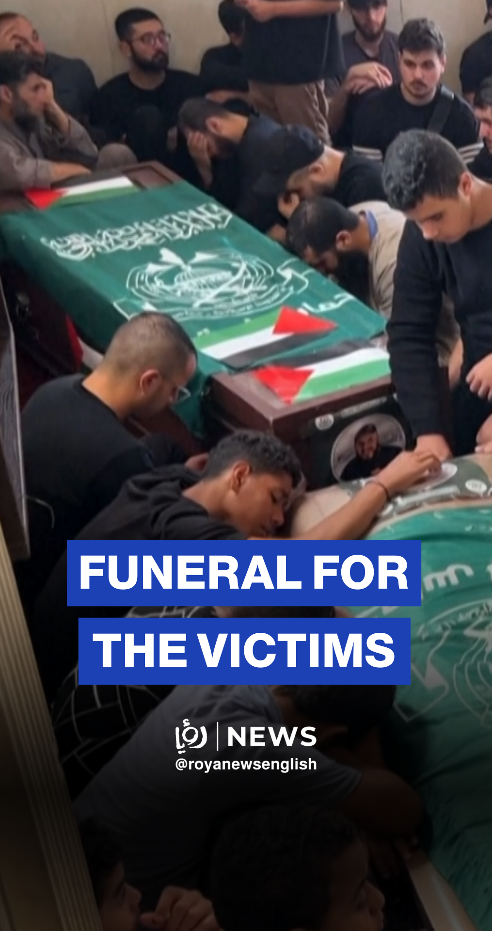Funeral for victims killed in ‘Israeli’ strike on Palestinian camp in Lebanon