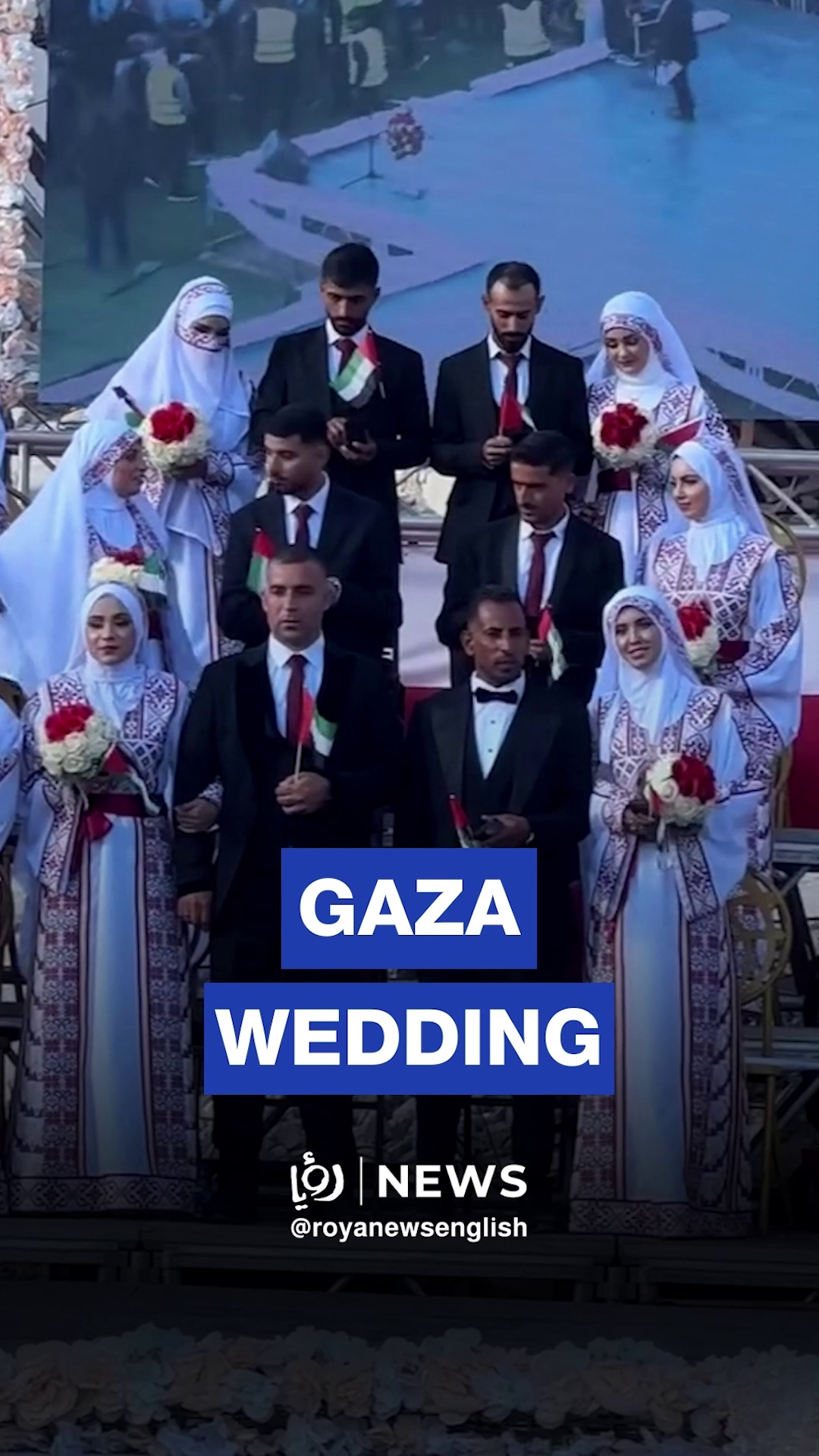 Mass wedding in Gaza amid rubble in Khan Younis