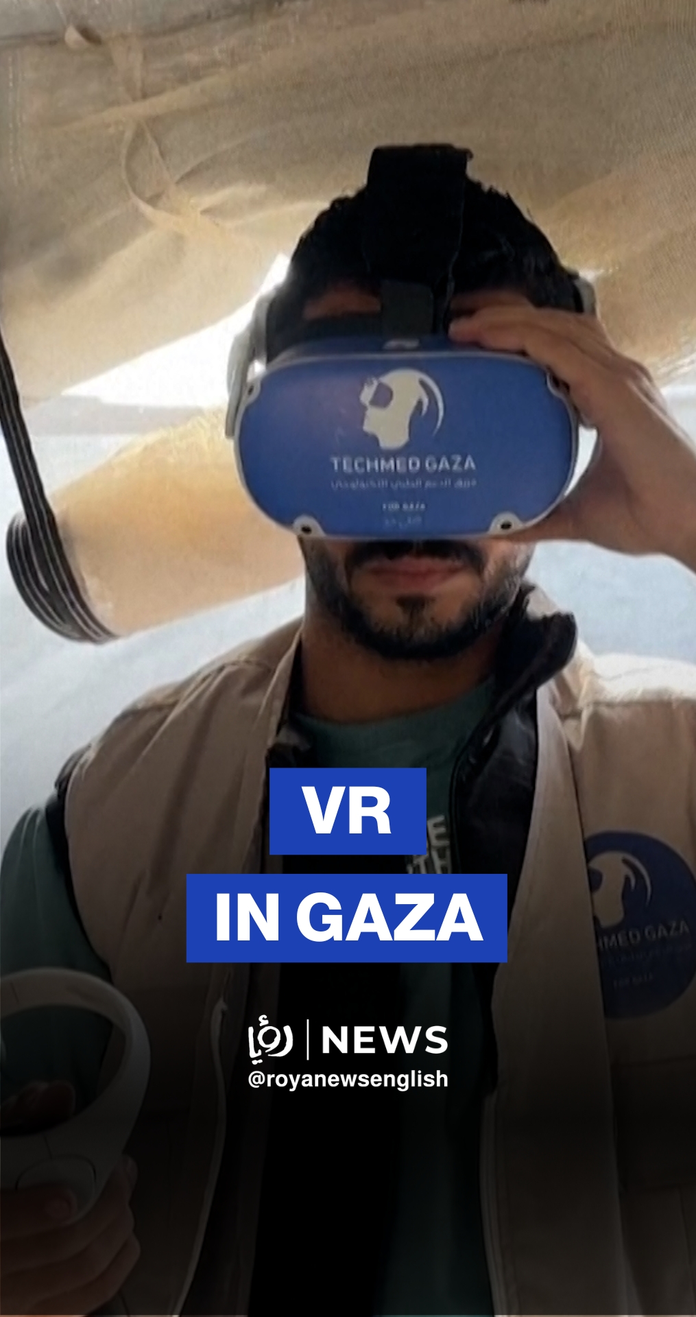 VR in Gaza: Young ones undergo therapy by escaping reality around them