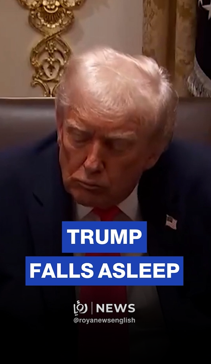 "Sleepy Trump!": Viral video shows President nodding off during Cabinet meeting