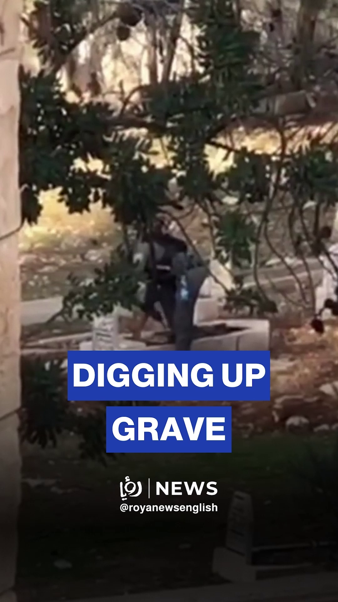 Caught on Camera: ‘Israeli’ soldier digging grave of Palestinian in West Bank’s Jenin