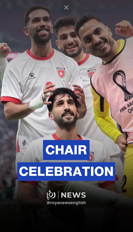 Yazan Al-Naimat’s chair celebration goes viral after Jordan vs UAE match