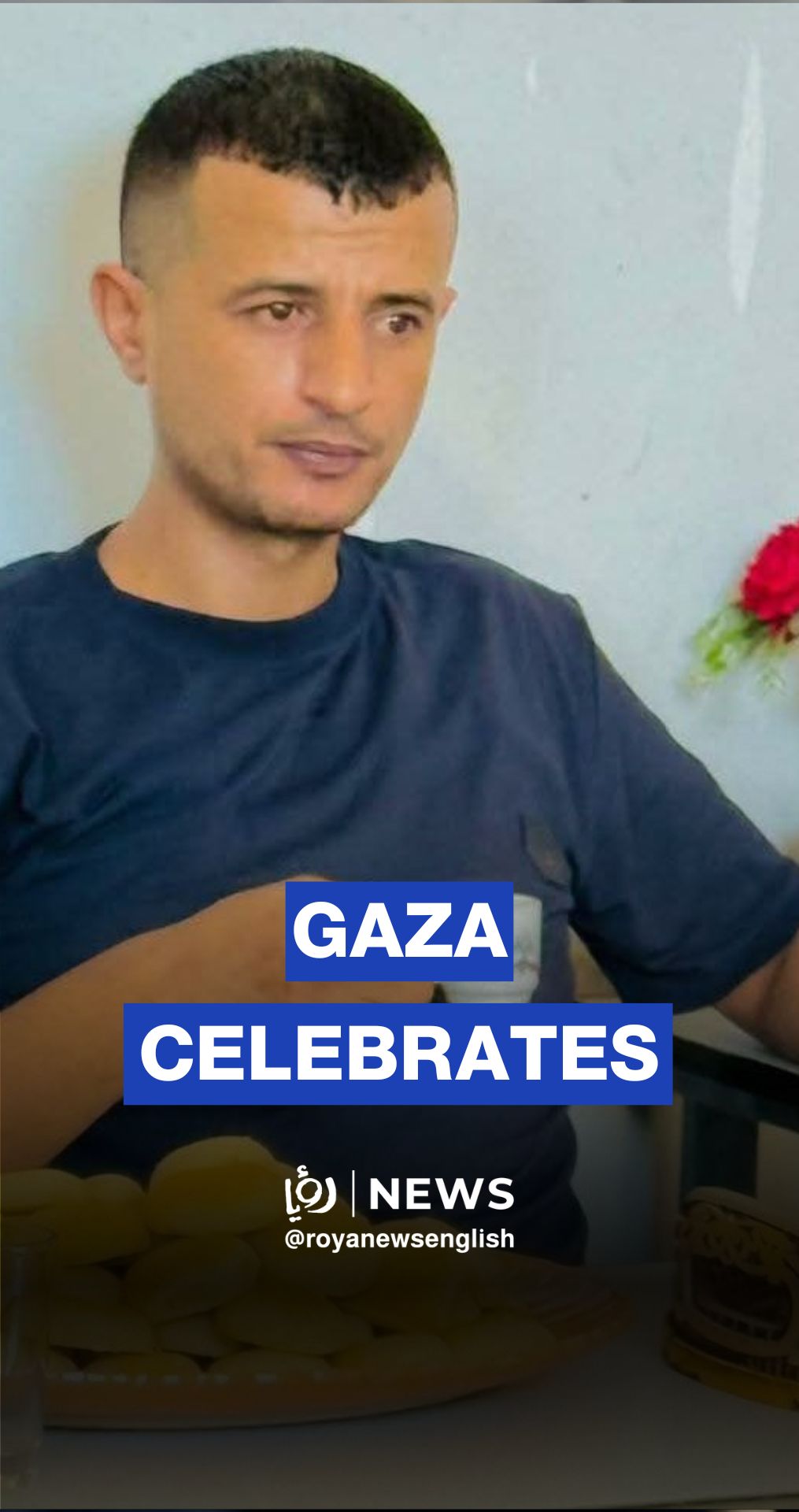 Palestinians give out sweets in Gaza following death of anti-Hamas militia leader