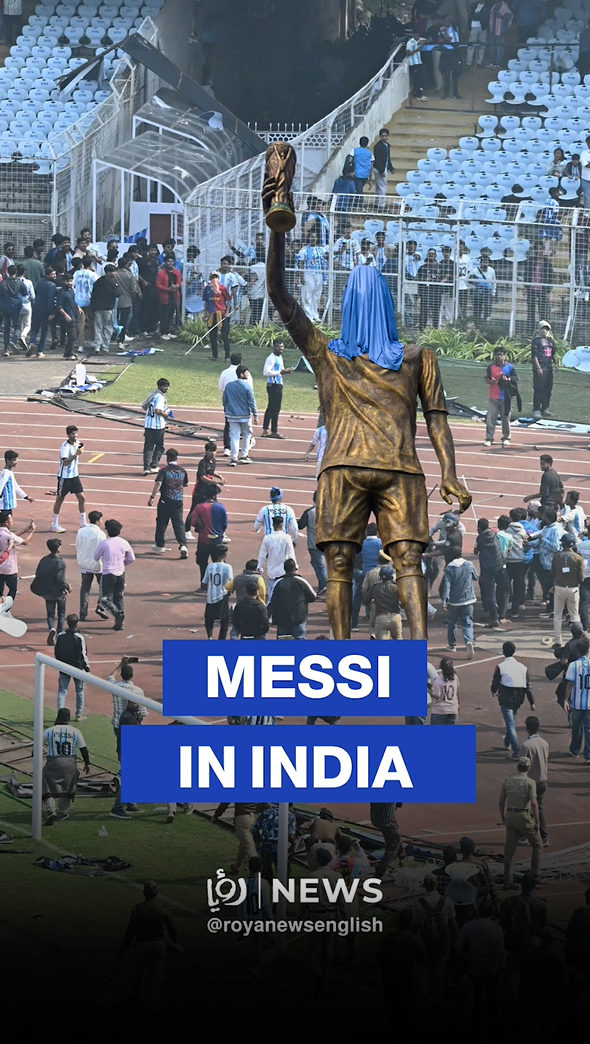 India: Chaos at Messi statue unveiling in Kolkata