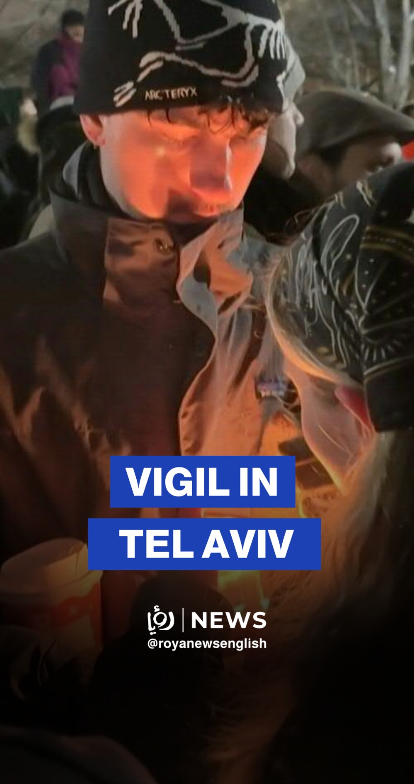 Candlelight vigil in Tel Aviv honors victims of Bondi Beach shooting