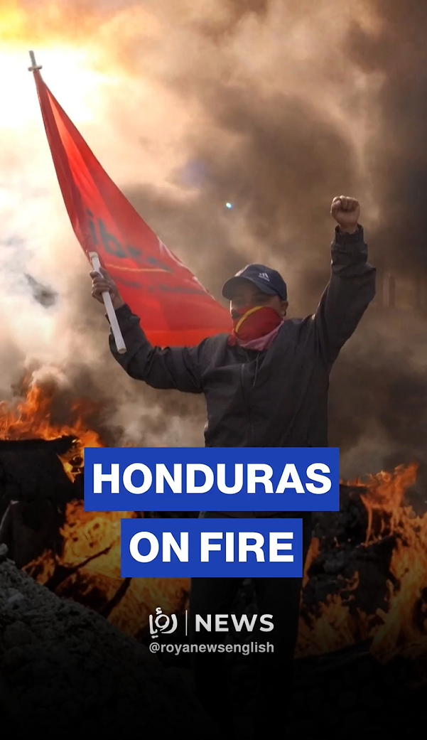 Road closures, tire burning in Honduras amid election fraud claims