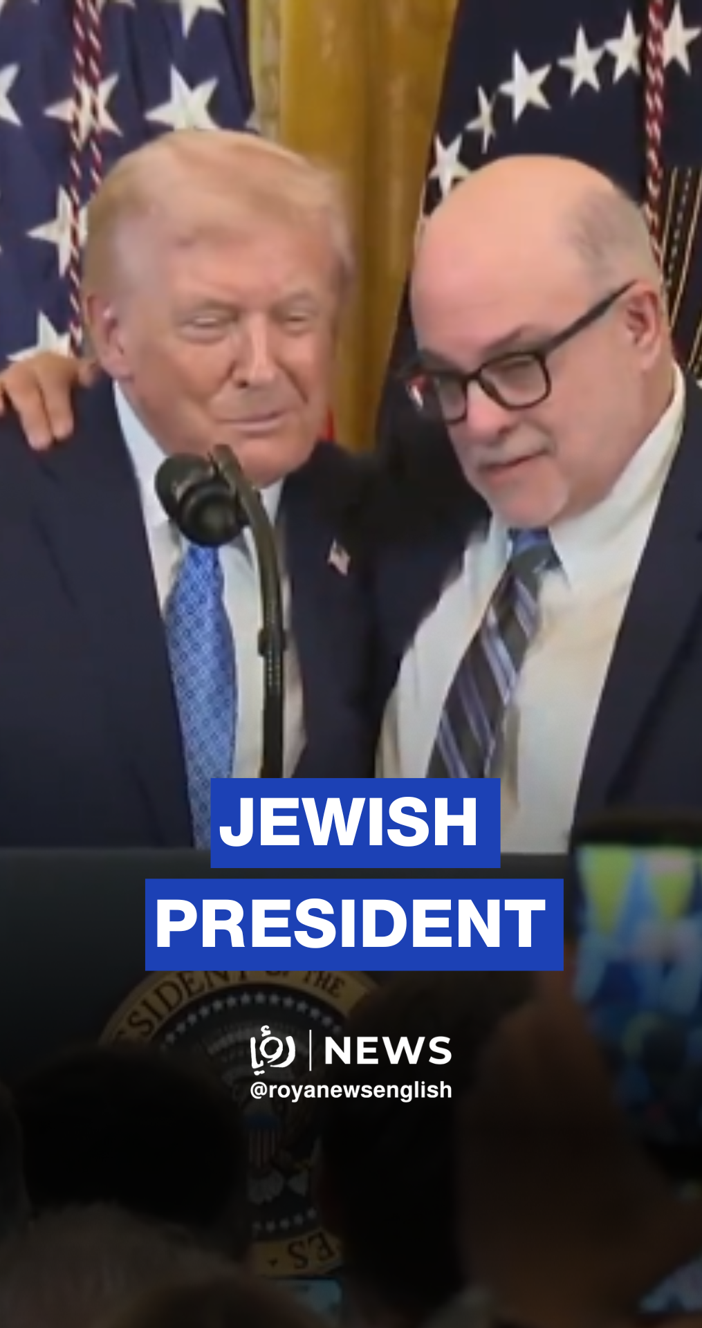 Fox News host calls Trump “the first Jewish president” at White House Hanukkah event