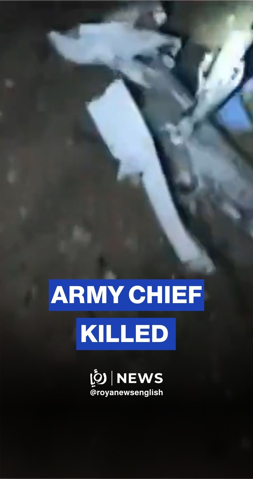 Footage of plane crash that killed Libya’s army chief