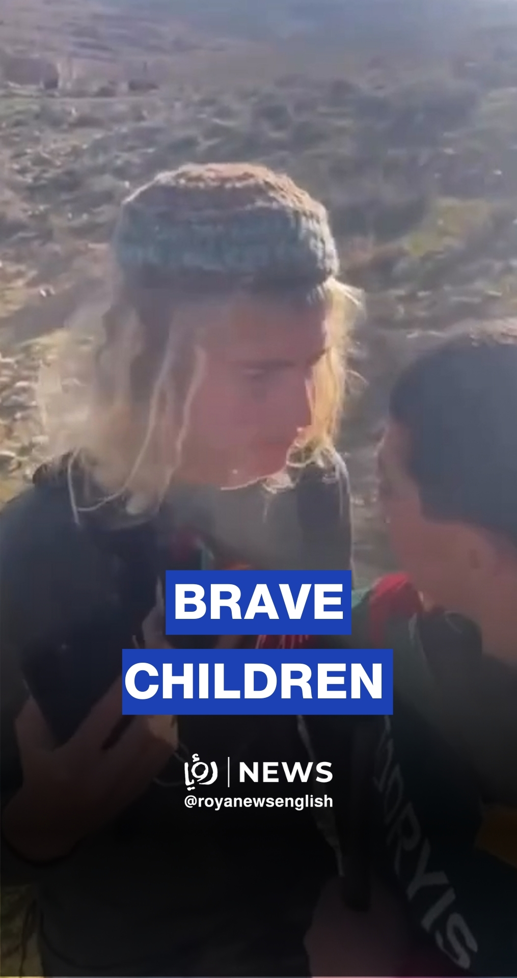 Palestinian children stand bravely against ‘Israeli’ settlers in Hebron’s Masafer Yatta