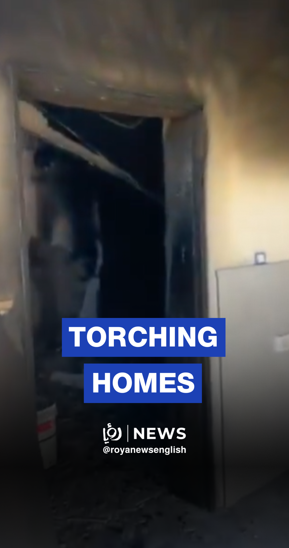 West Bank village targeted as 'Israeli' settlers torch Palestinian house