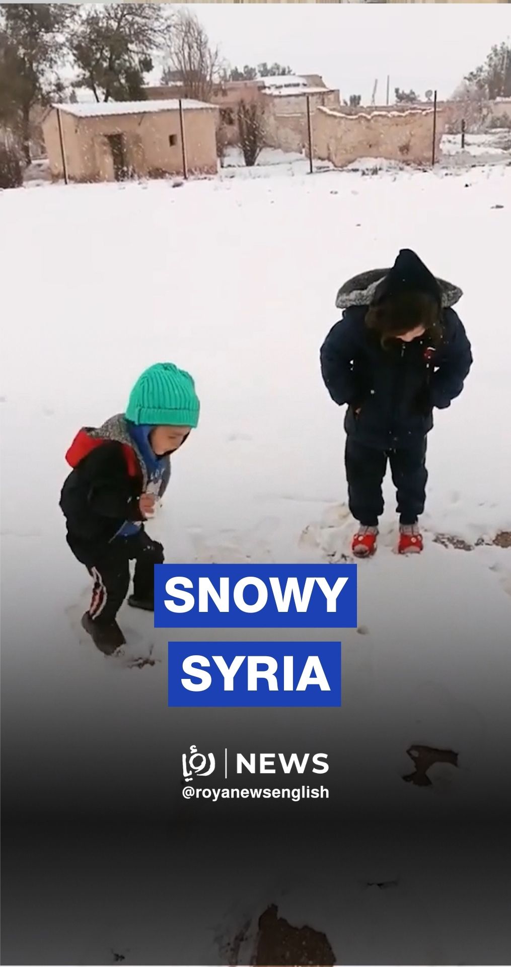 Syria faces heavy snow and storms under intense low-pressure system