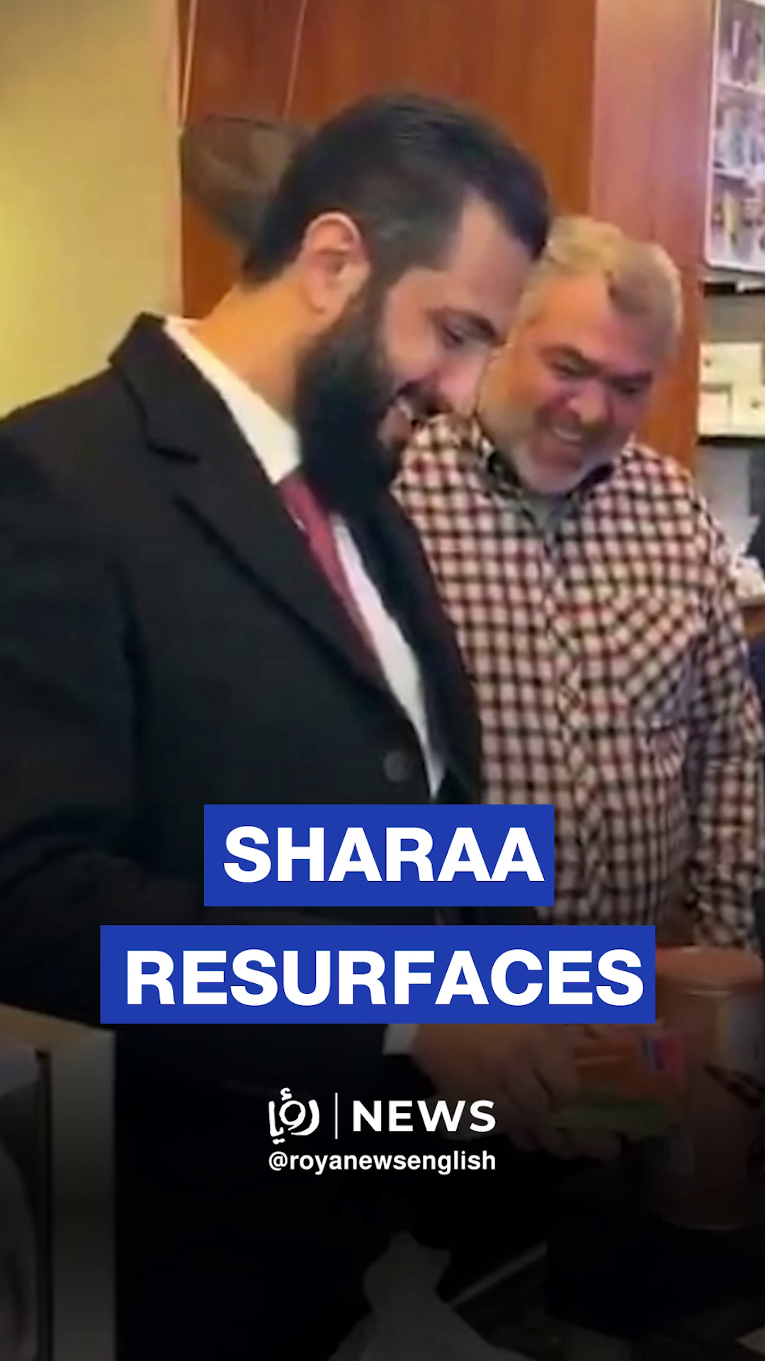 Syria’s Ahmed al-Sharaa appears after assassination rumors in a Damascus shop