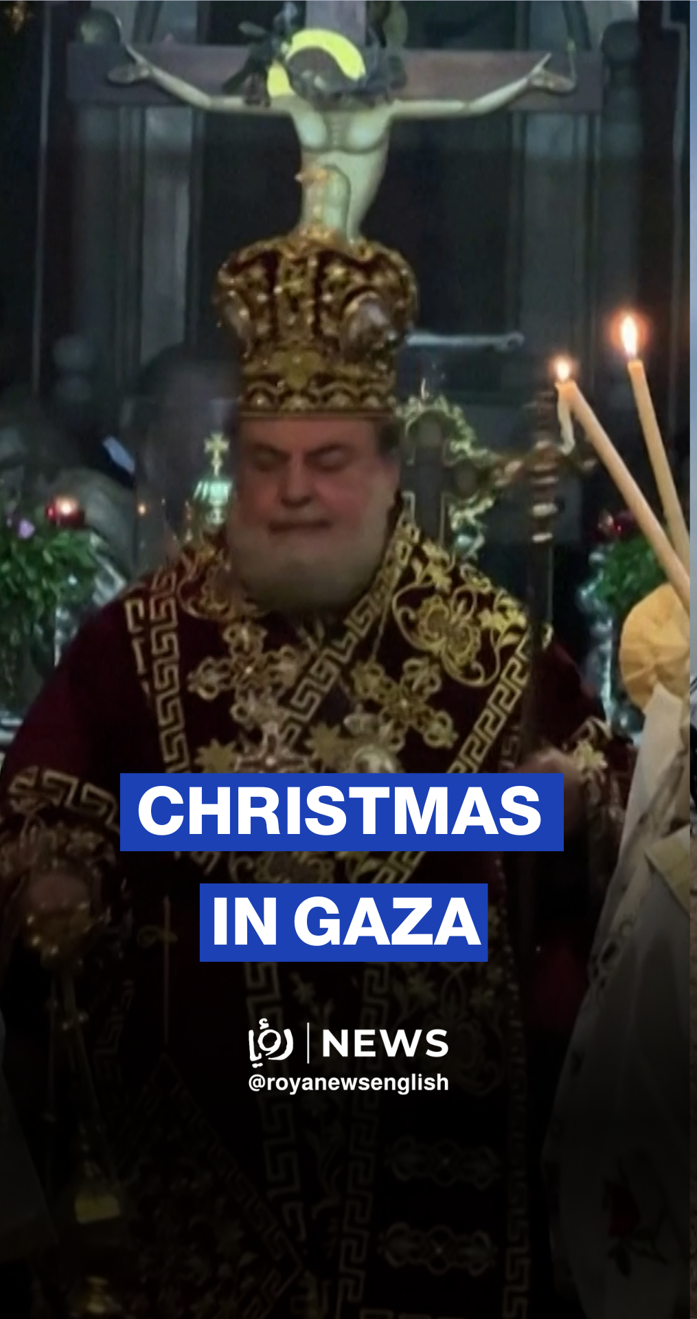 Gazans mark Christmas at Saint Porphyrius Church
