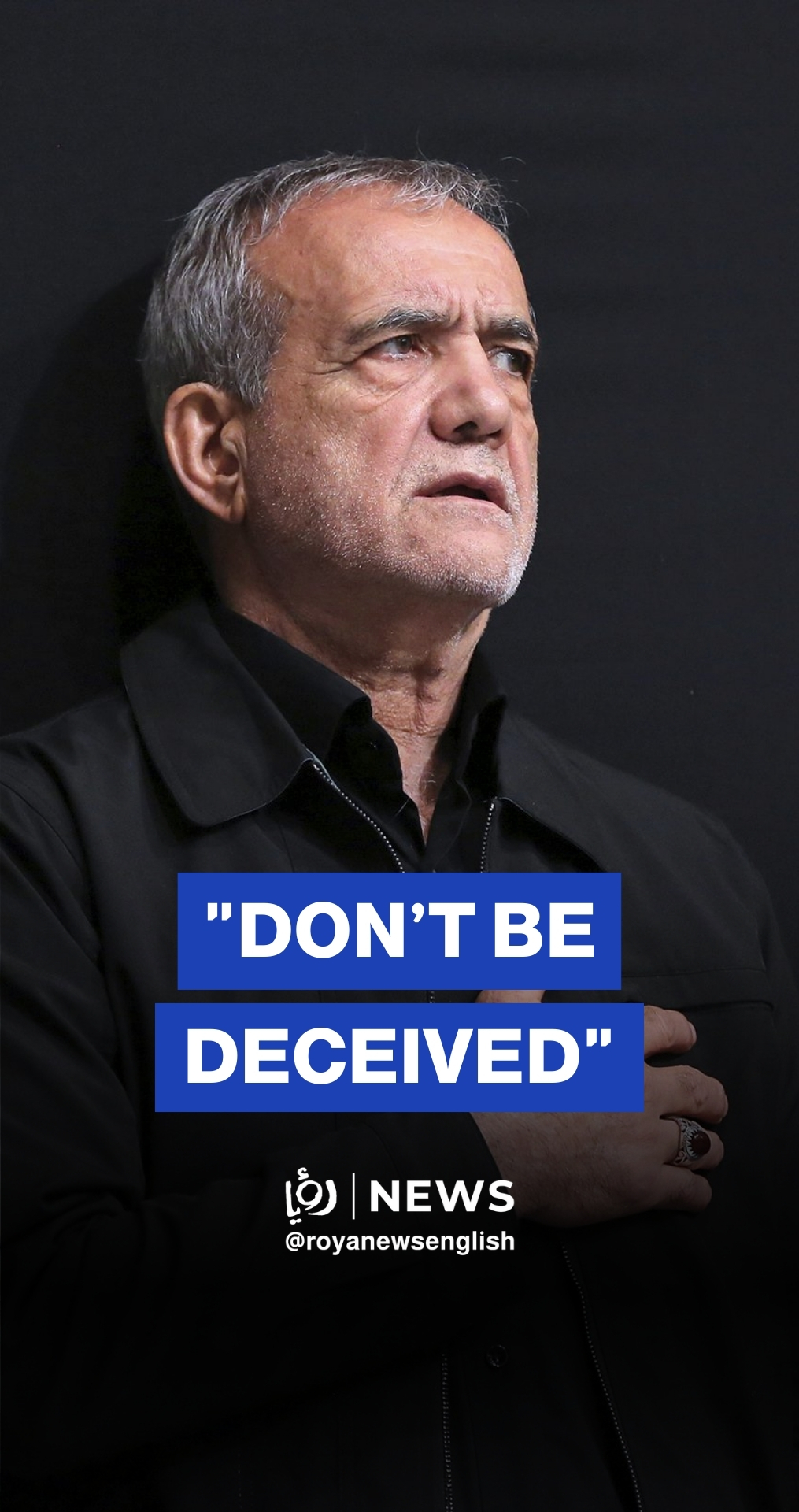 Iran’s President Pezeshkian warns youth against being "deceived" amid protests