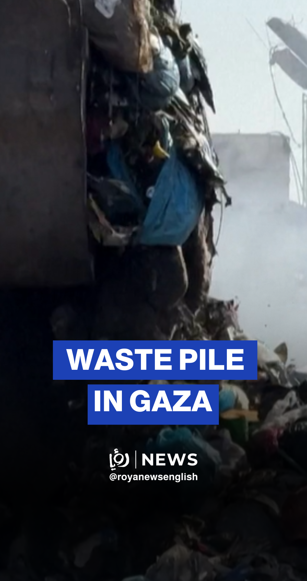 “Ticking bomb”: Tons of waste pile up in central Gaza City