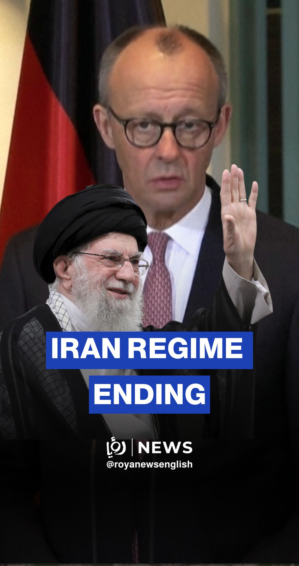 German Chancellor says days of Iranian regime may be coming to an end