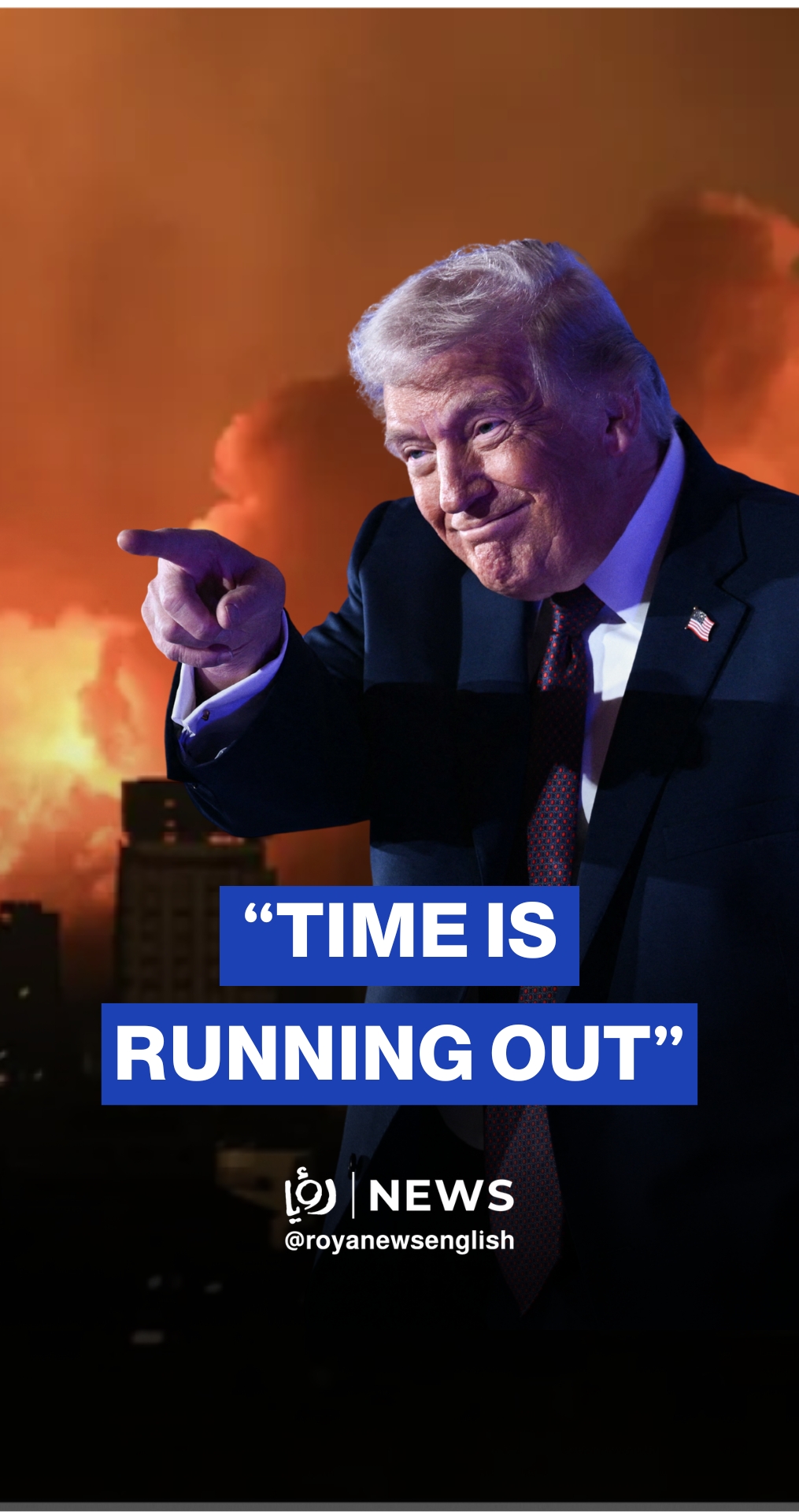 Trump warns Iran: “Time is running out”