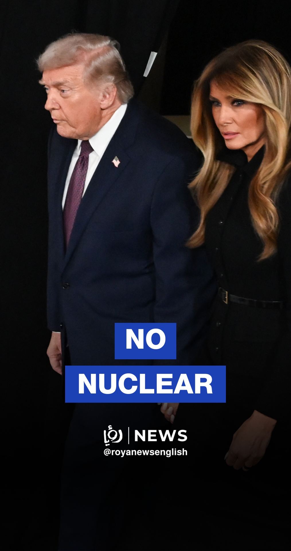 Trump says “hopefully” won't need Iran military action