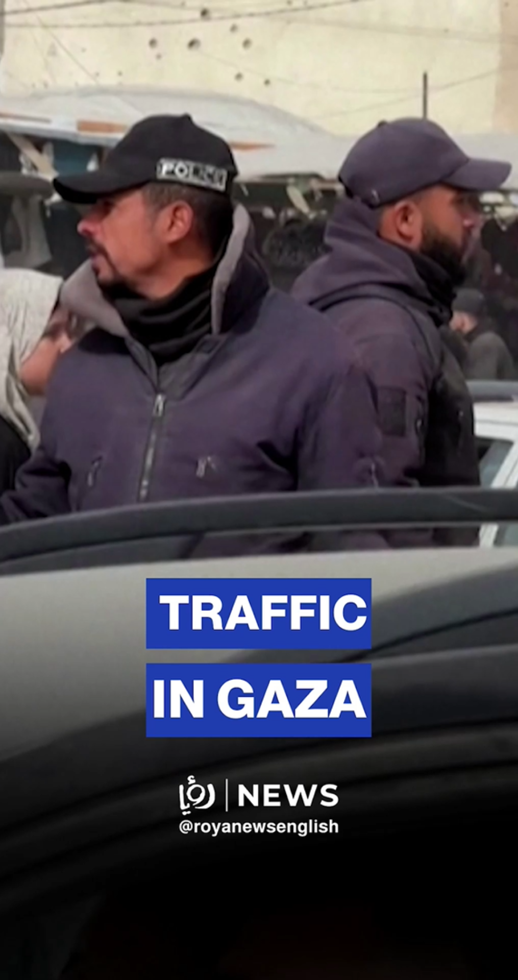 Police deploy to control traffic in Gaza City