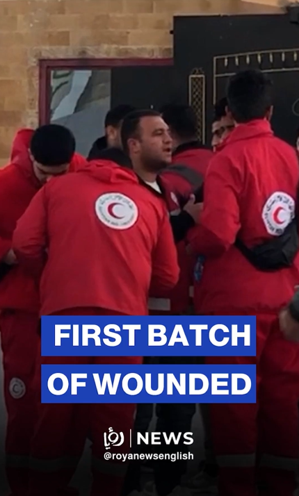 First batch of Gaza’s wounded begins transfer to Egypt via Rafah
