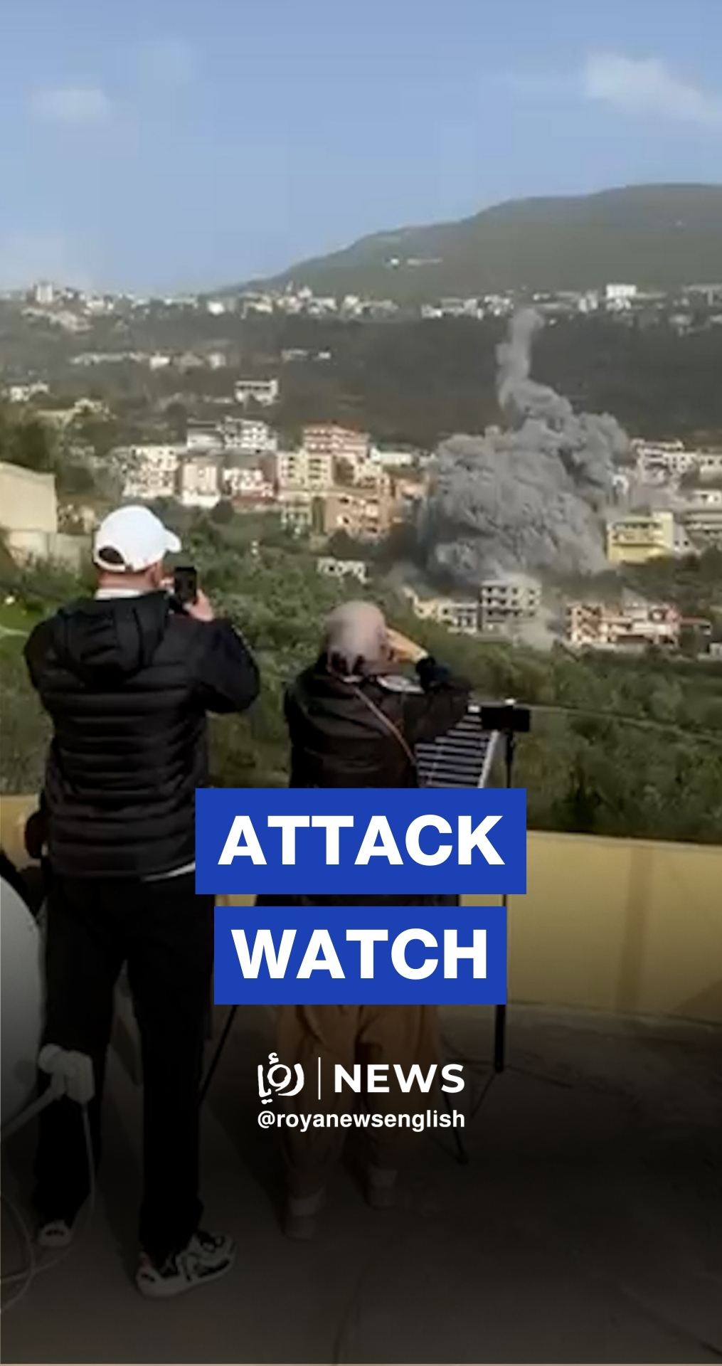Lebanese residents watch ‘Israeli’ shelling hit their villages