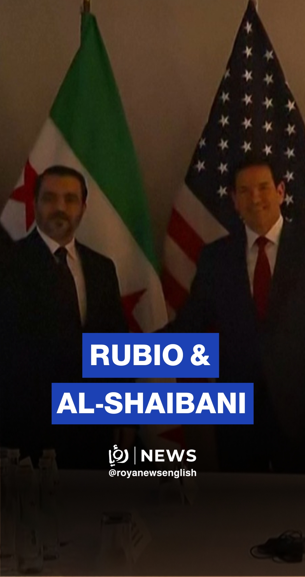 Rubio meets Syrian foreign minister at Munich Security Conference