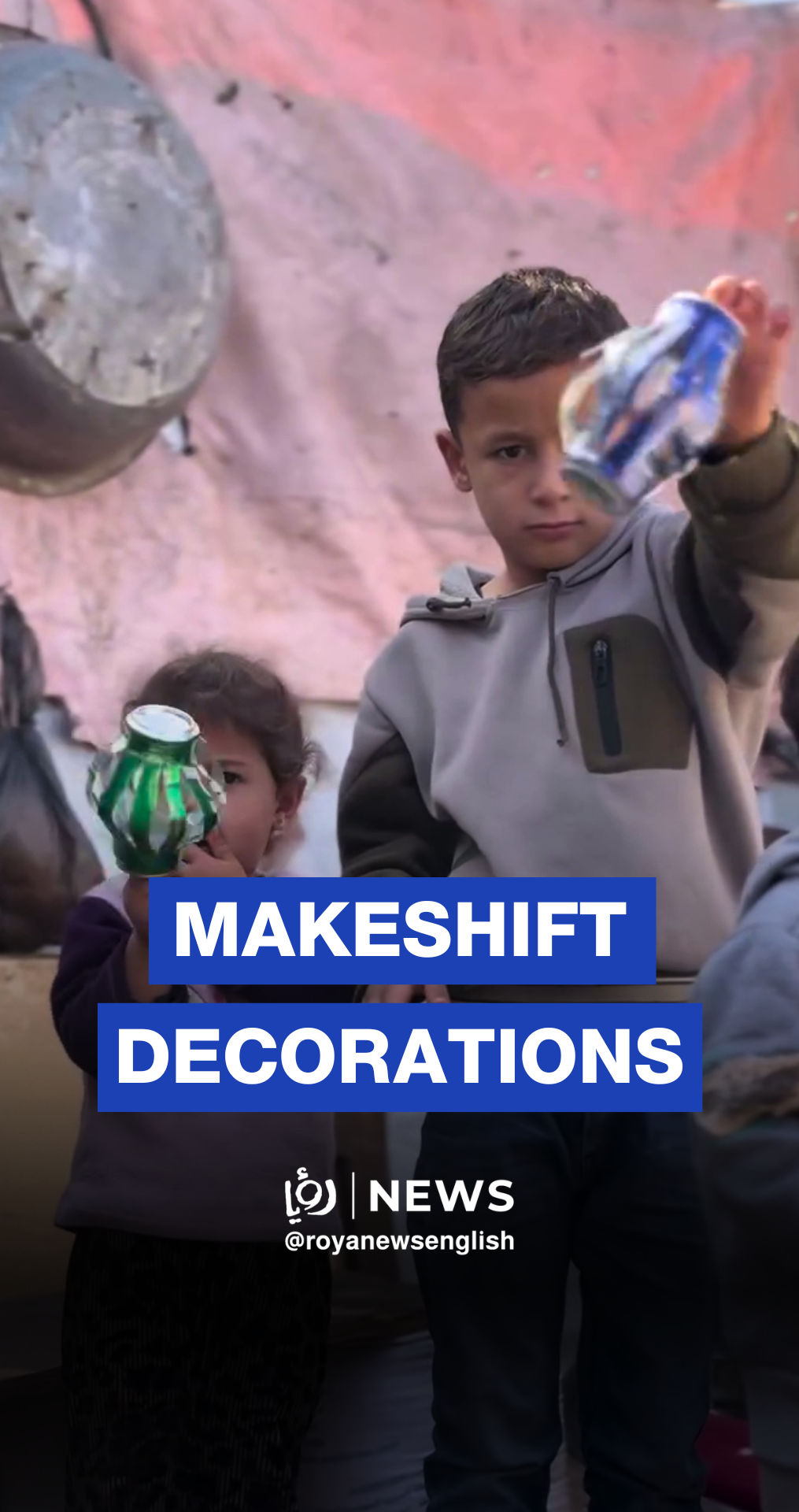 Gazan man turns soda cans into Ramadan lantern decorations