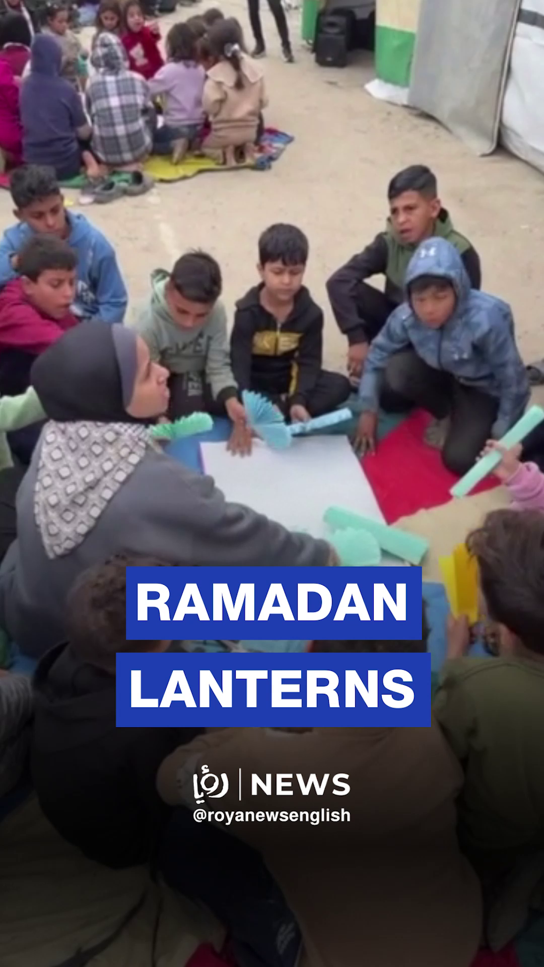 Gazans celebrate beginning of Ramadan with lantern displays and parades