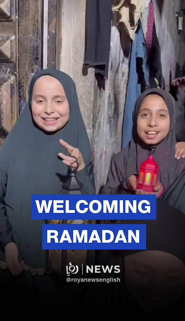 Displaced children in Gaza welcome Ramadan with hope