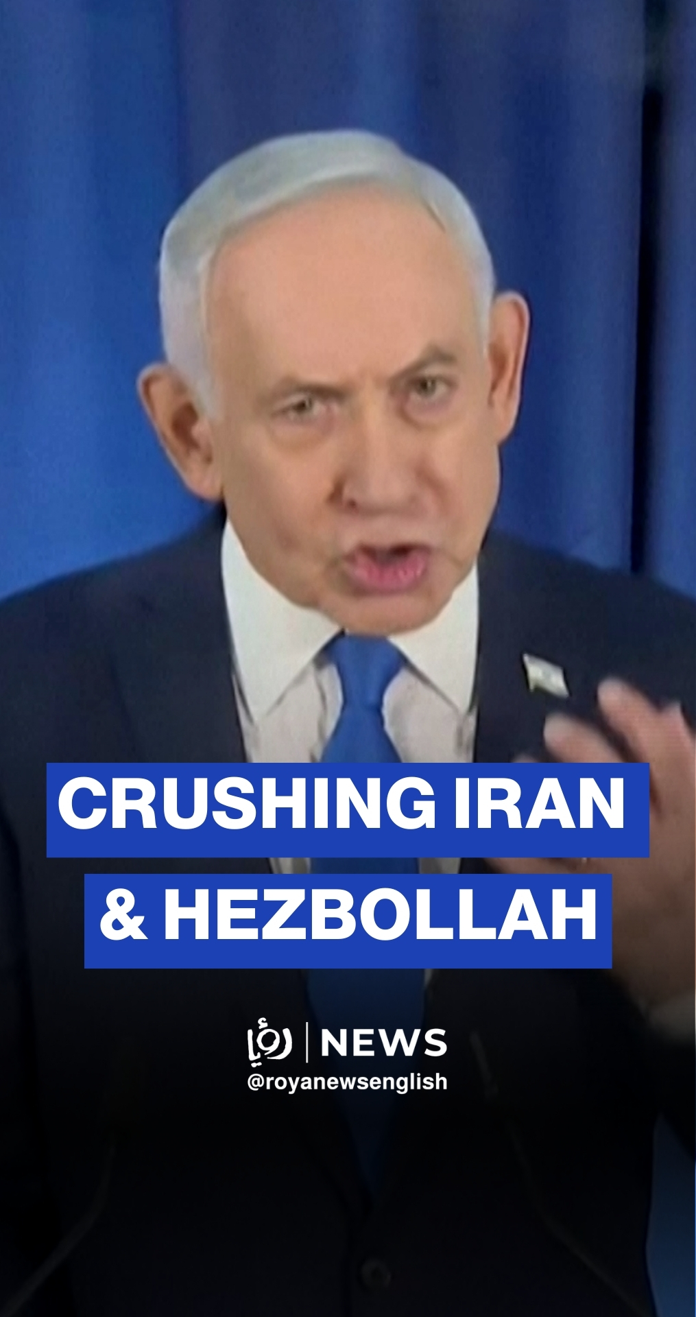 Netanyahu says “Israel crushing” Iran and Hezbollah