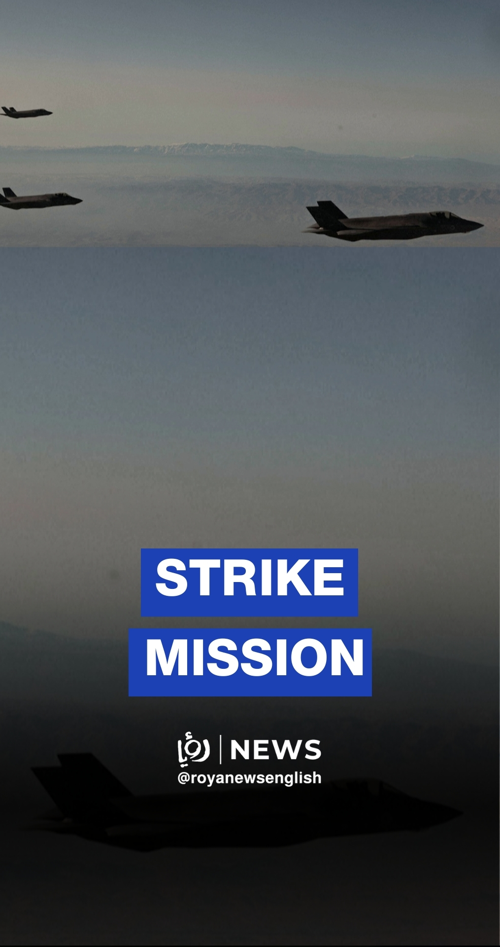 'Israeli' army footage of Air Force F35 on mission to strike Iran