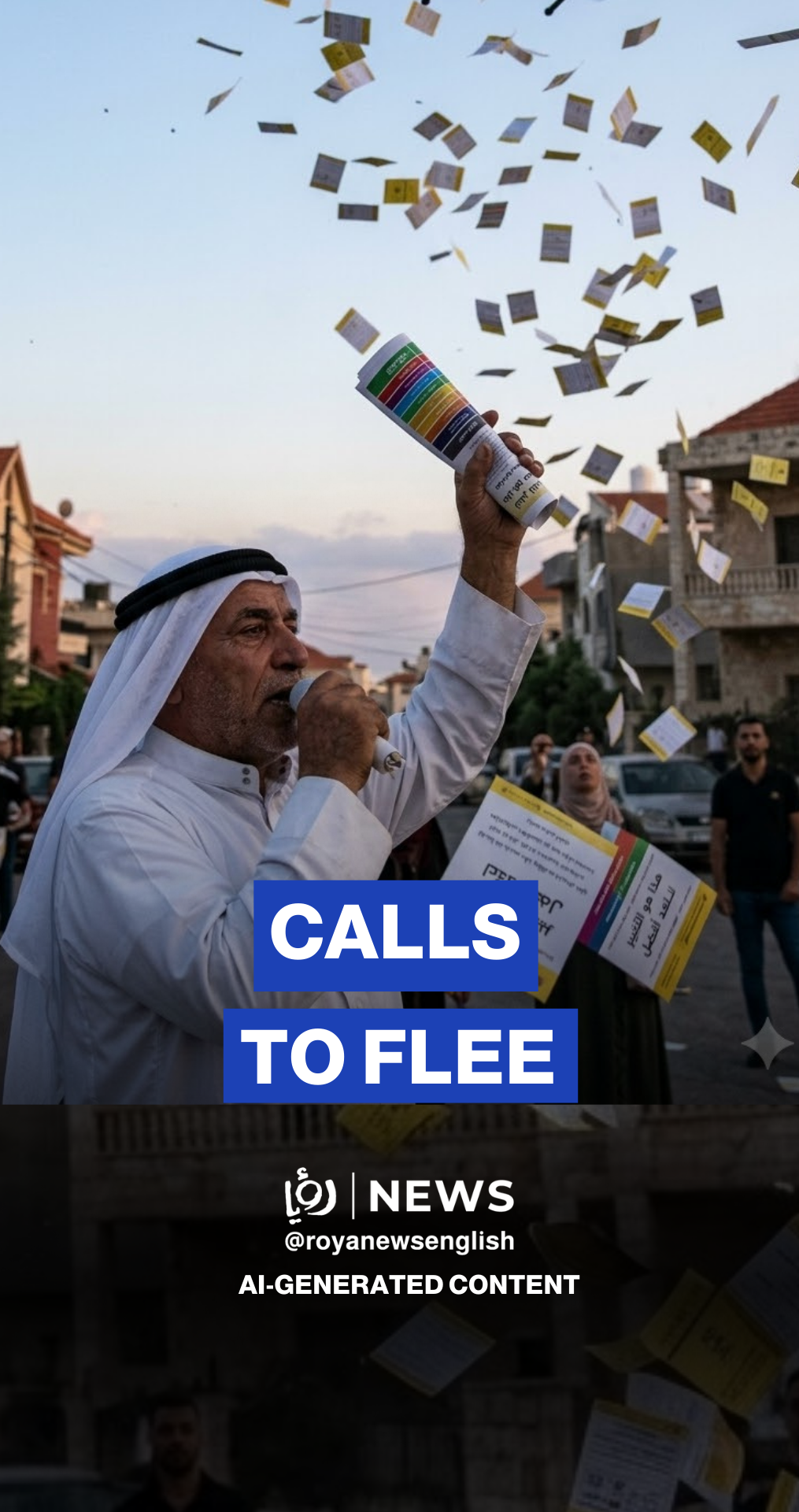 Mosque loudspeakers call for immediate flight from Shabriha in Lebanon following 'Israeli' threats