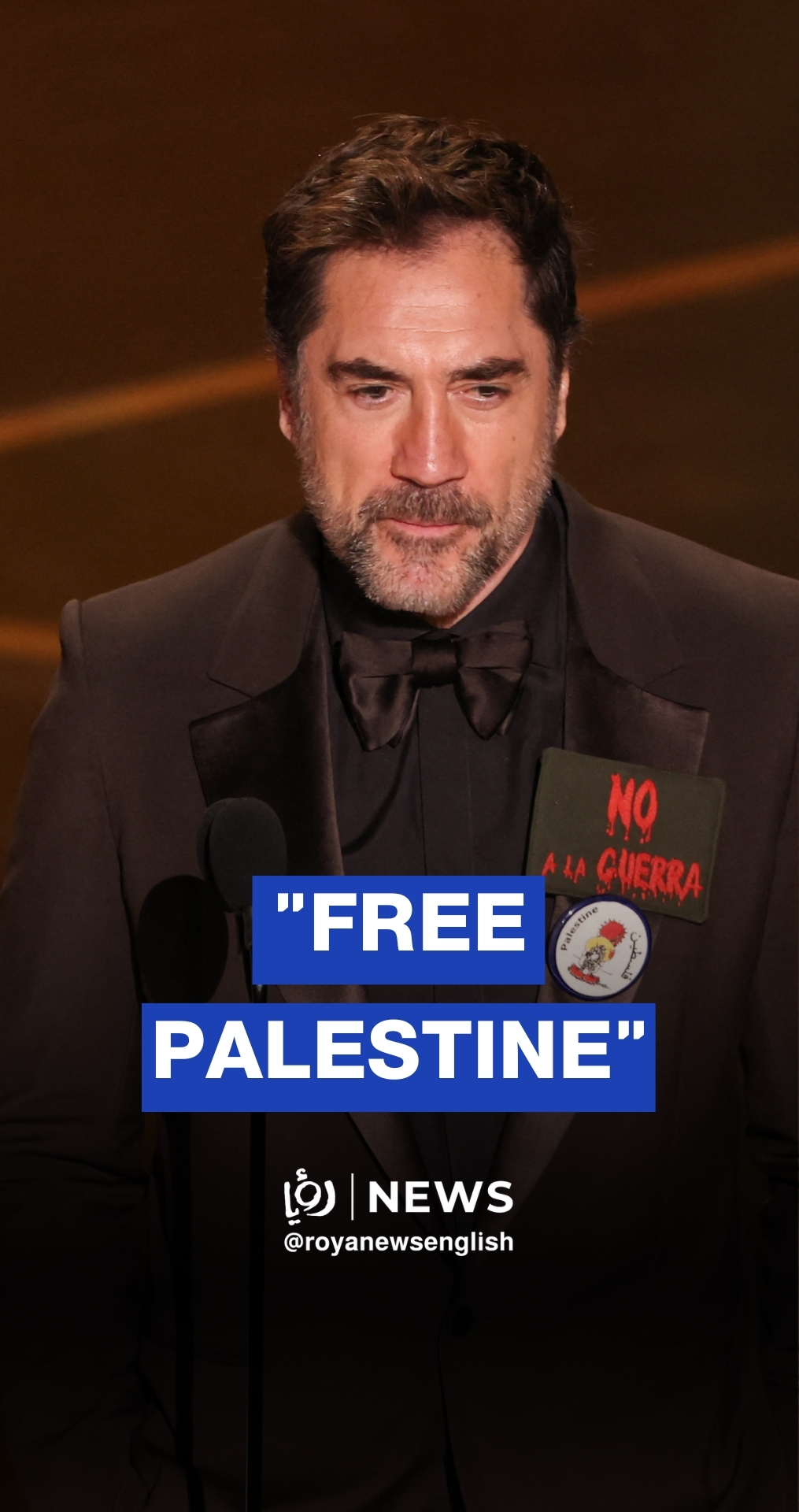 Javier Bardem issues "Free Palestine" call during 2026 Oscars ceremony