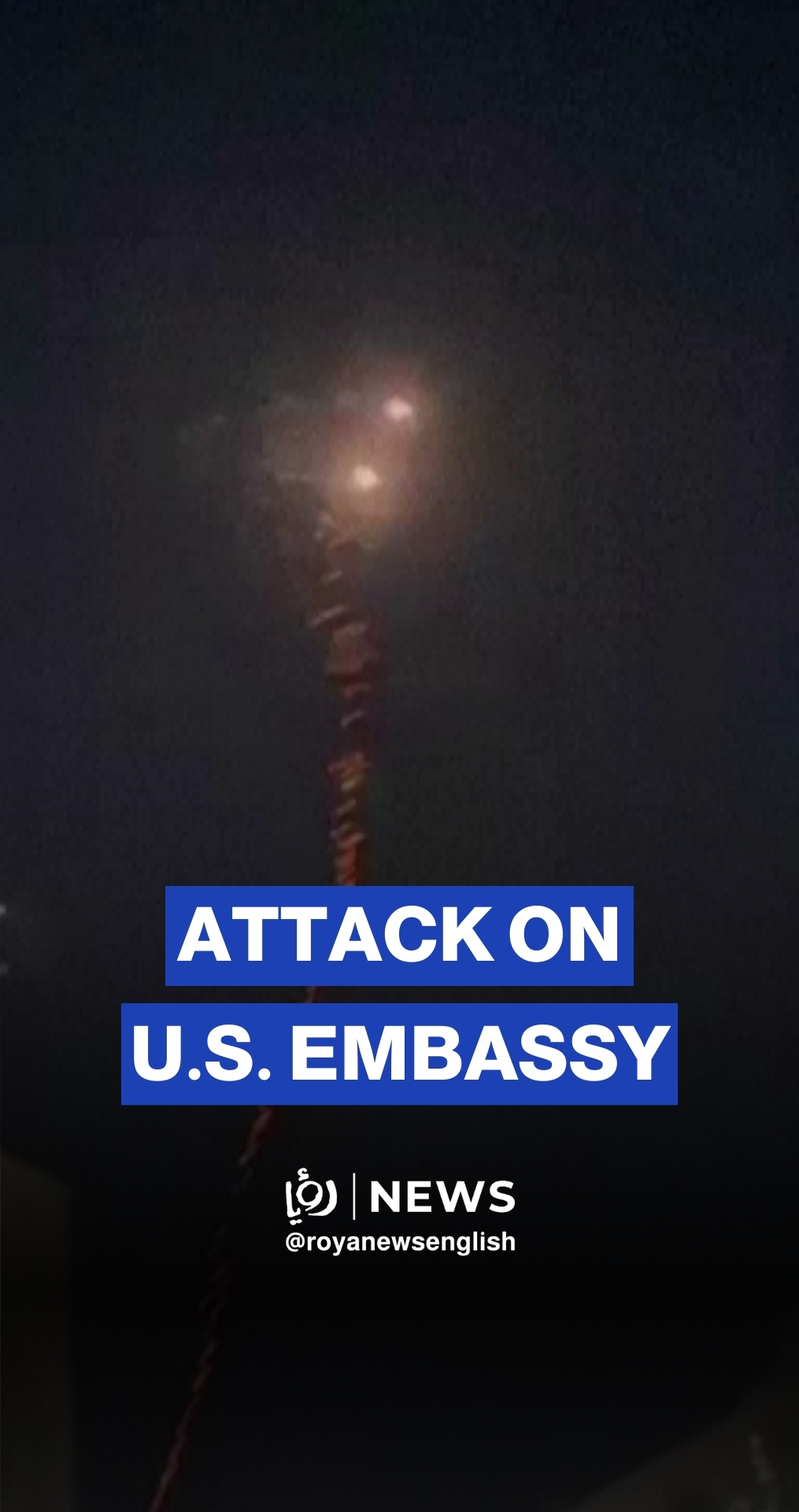 Interceptions over Baghdad's Green Zone following attack on US embassy