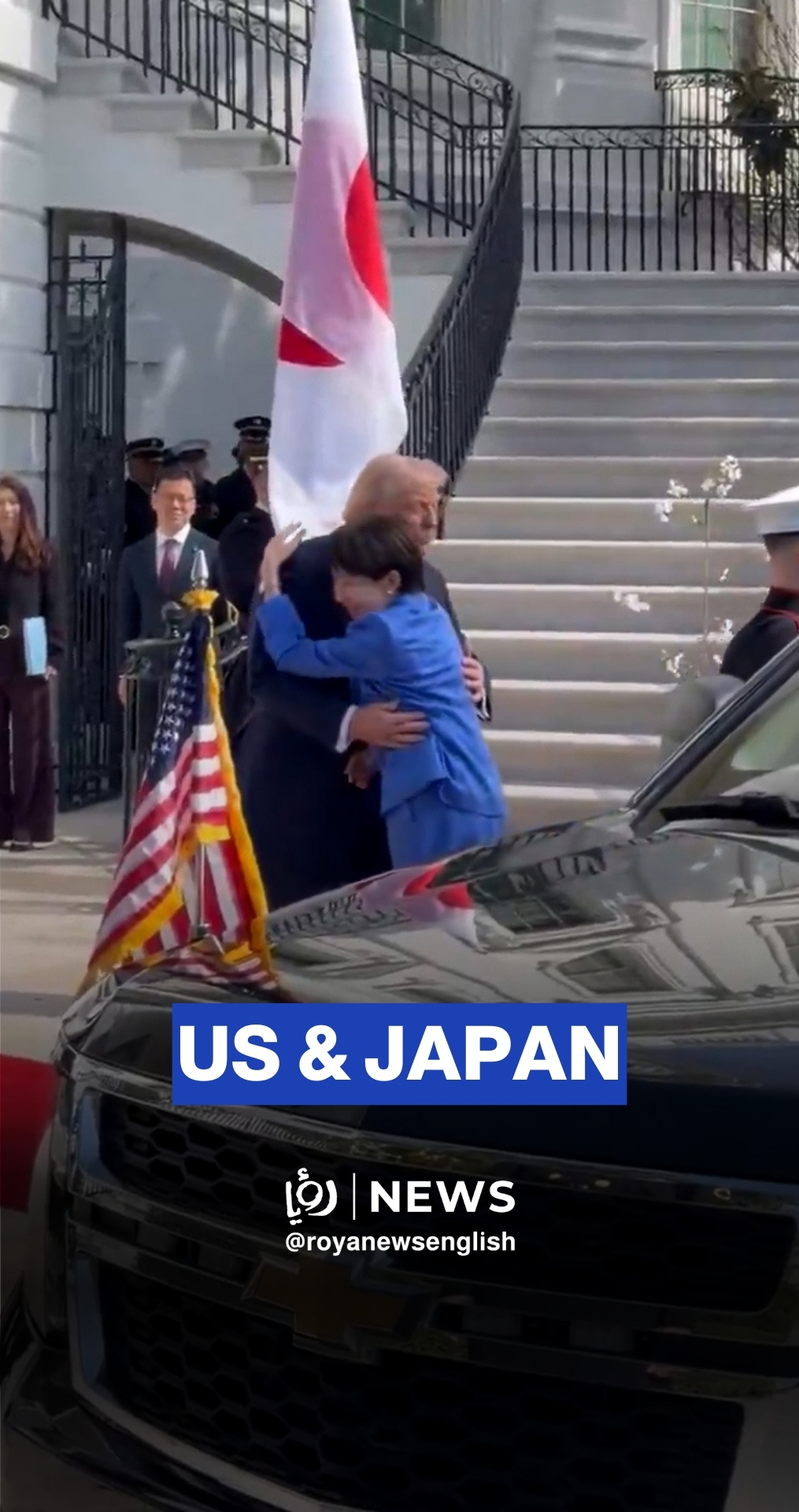 US president hosts Japan’s prime minister at White House