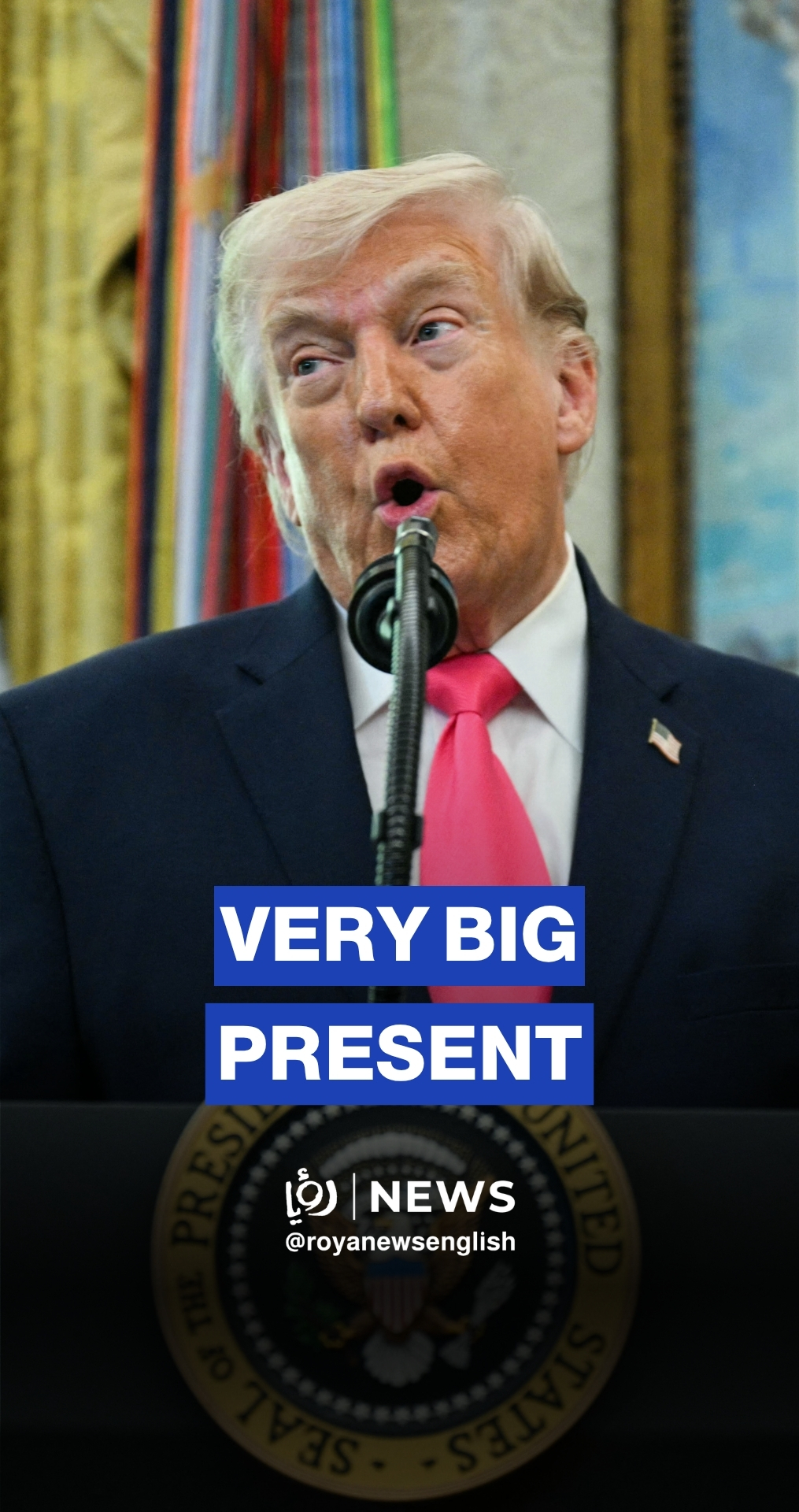 Trump says Iran gave US “very big present” related to oil and gas