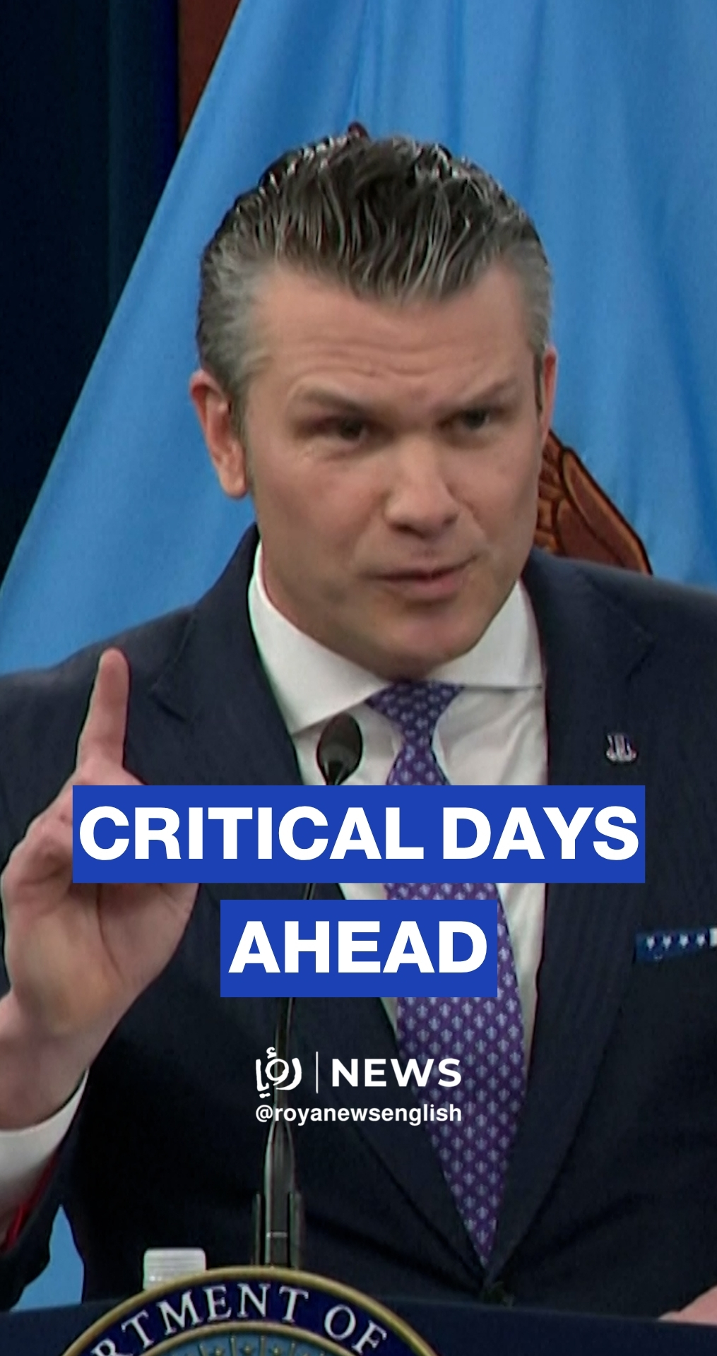 Next days in Iran war will be 'decisive': Pentagon chief