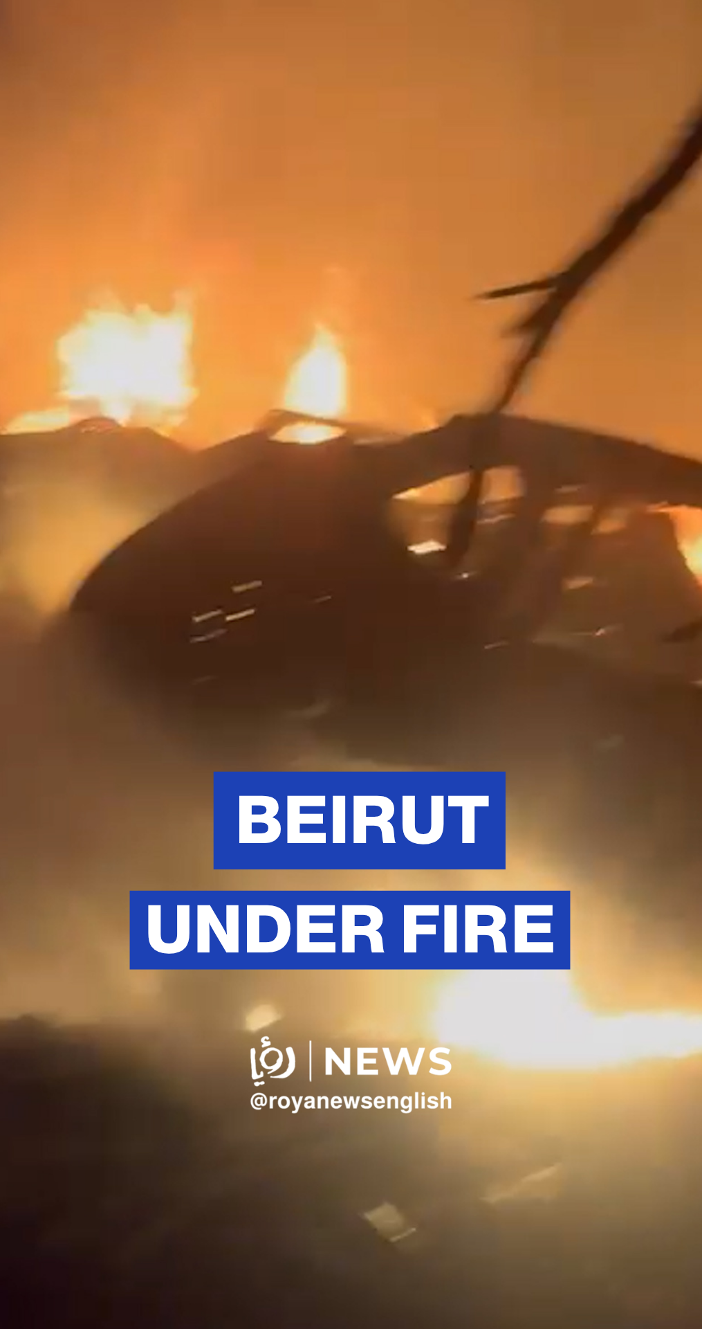 'Israel' launches series of airstrikes on Beirut