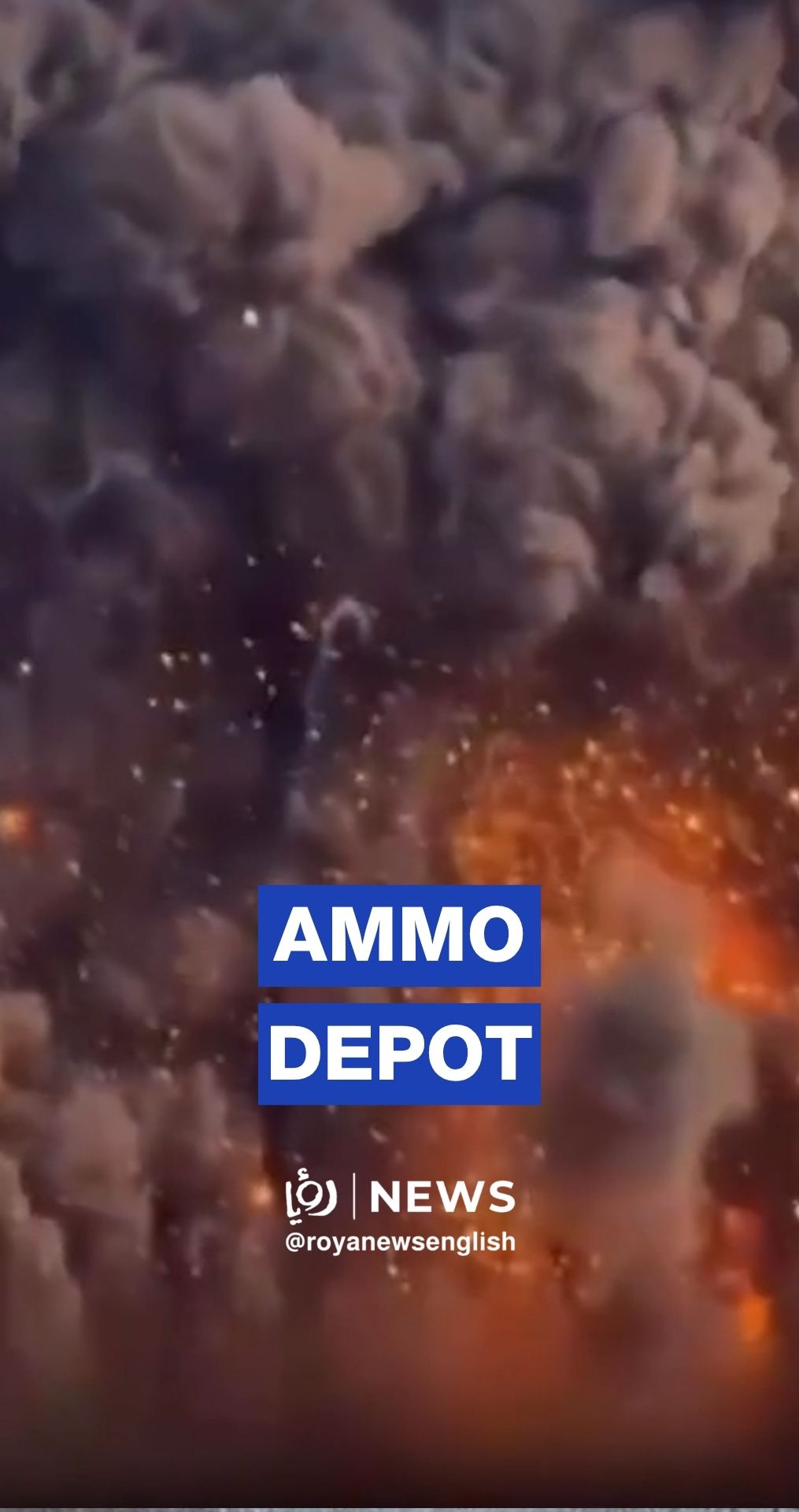 VIDEO - Blast hits Iran Guards ammo storage in Isfahan