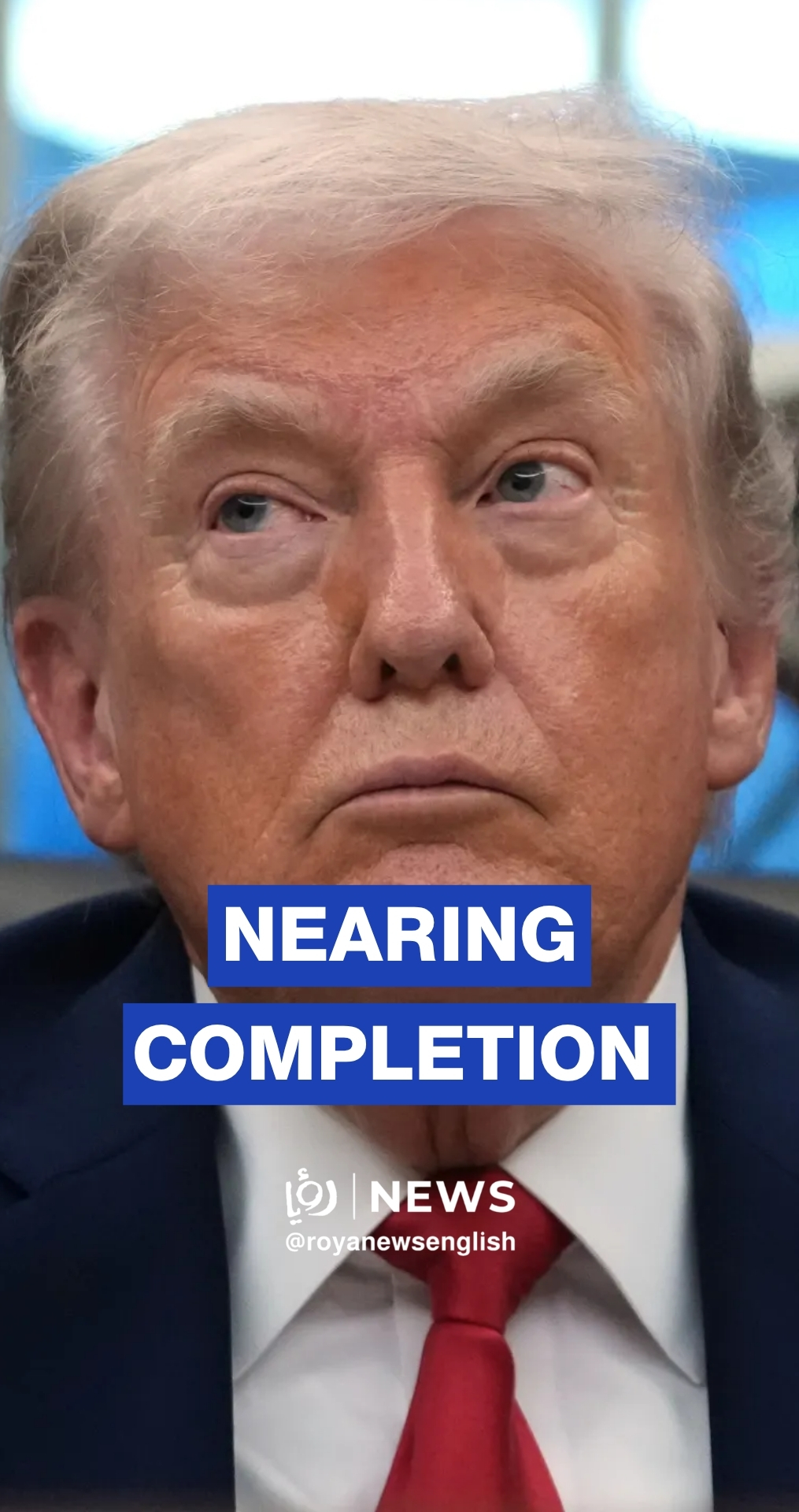 Trump says US objectives in Iran “nearing completion”