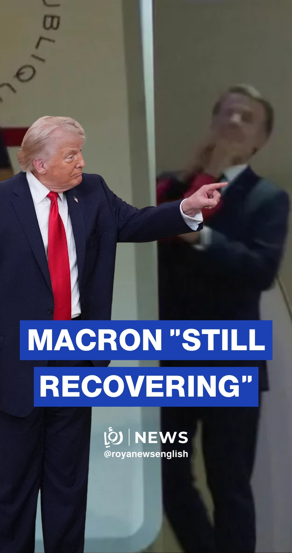 Still recovering from the right to the jaw”: Trump takes personal jab at Macron