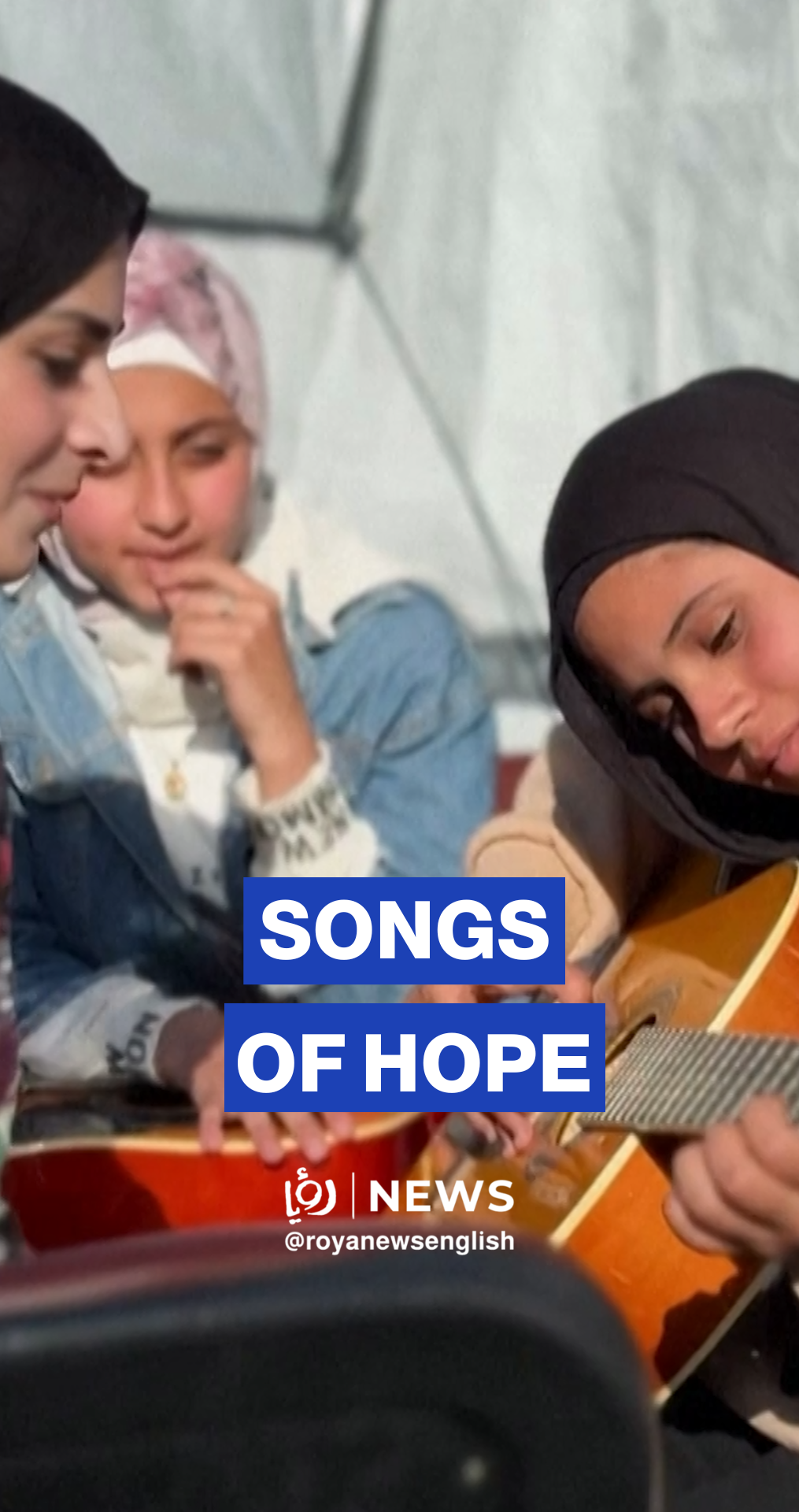 Music brings 'therapy' to Gaza's displaced children after war